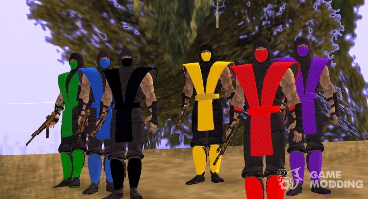 Mortal Kombat Ninjas for GTA San Andreas