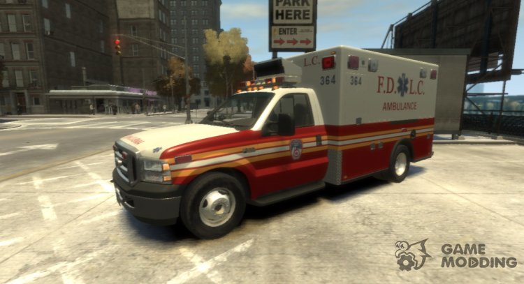2005 Ford F-350 F. D. L. C. Ambulance para GTA 4