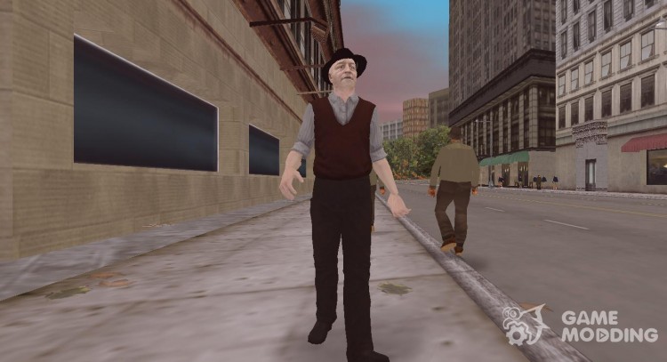 The old man of the Saboteur for GTA 3