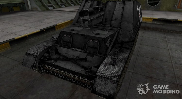 La oscura piel de Hummel para World Of Tanks