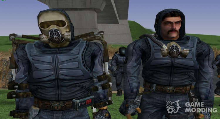 The group the guardians of the Zone from S. T. A. L. K. E. R for GTA San Andreas