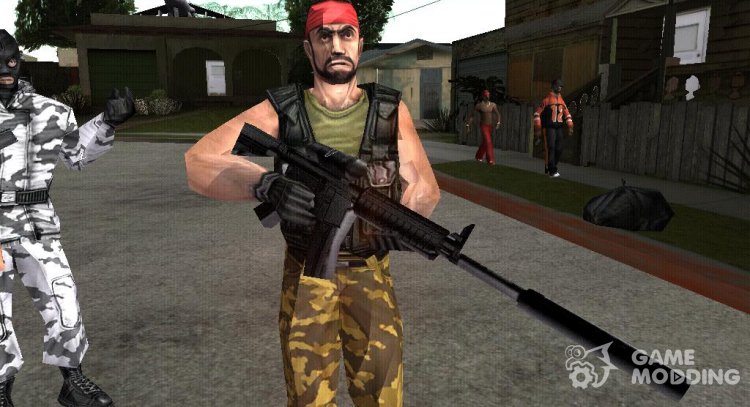 M4 from Counter Strike 1.6 para GTA San Andreas