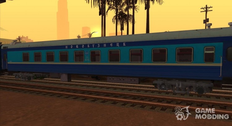 Плацкартные вагон фирменного поезда Новокузнецк для GTA San Andreas