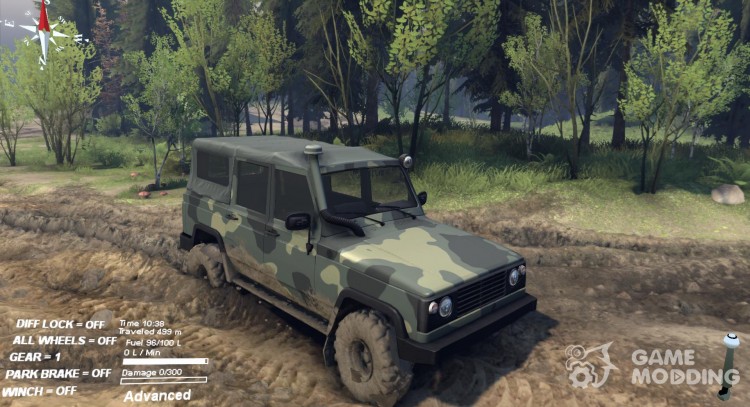 MOD UAZ-2172 for Spintires 2014