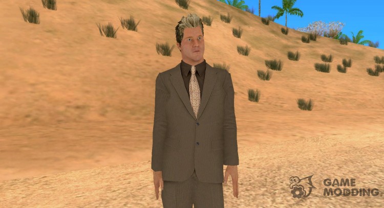Рестлер Крис Джерихо (деловой костюм) для GTA San Andreas