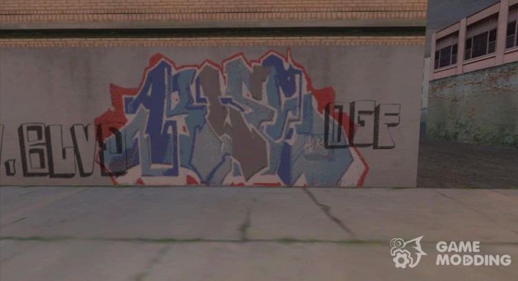 Los Santos City graffiti legends v1 for GTA San Andreas
