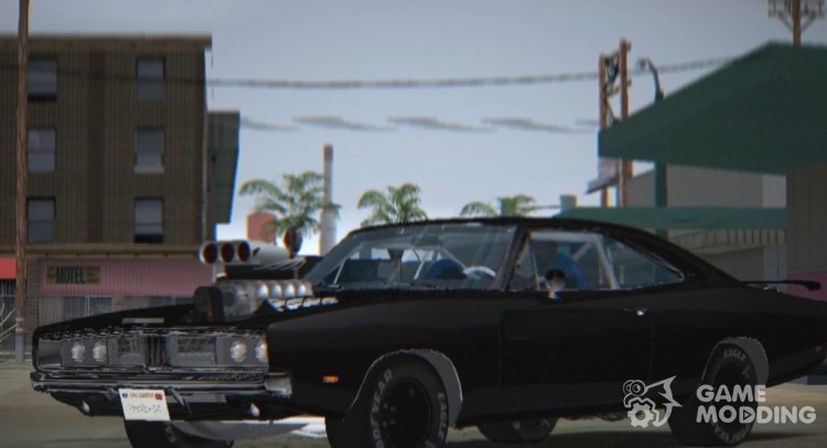 1969 Dodge Charger Blackbird для GTA San Andreas