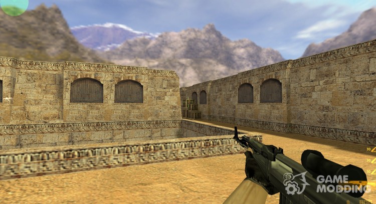АК-47 с прицелом для Counter Strike 1.6