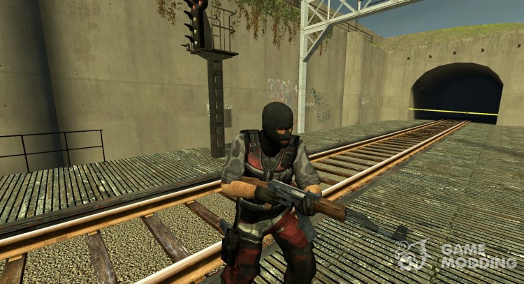 Rojo camuflaje terror para Counter-Strike Source