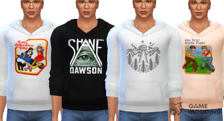 Wicked Cool Hoodies for Sims 4