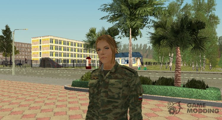 Girl Military for GTA San Andreas