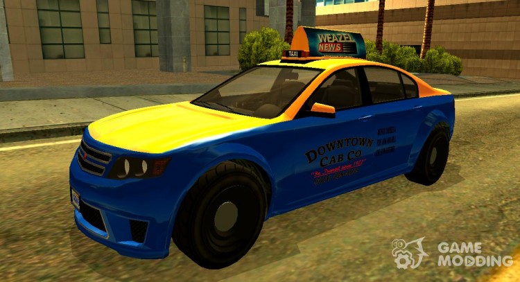 Cheval Fugitive: Downtown Cab Co для GTA San Andreas