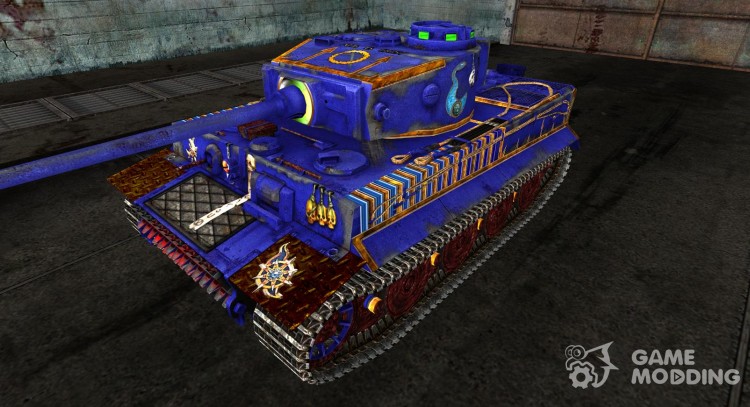Skin for the Panzer VI Tiger  Thousand Sons  for World Of Tanks