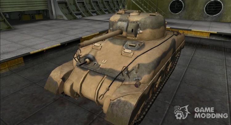 Шкурка для M4 Sherman (+remodel) для World Of Tanks