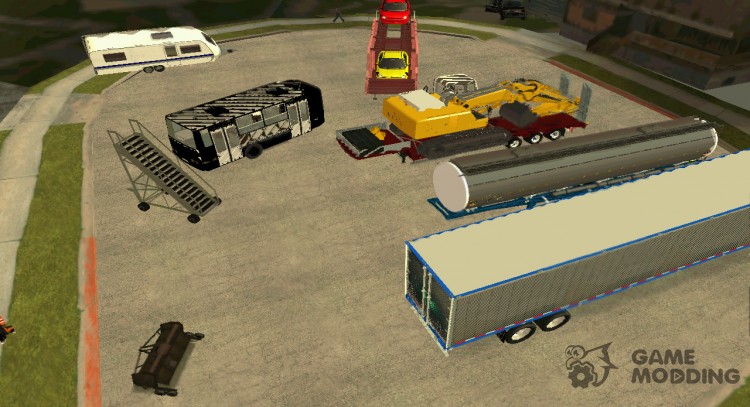Park trailers for GTA San Andreas