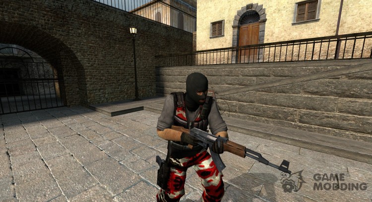 Red Camo for Counter-Strike Source
