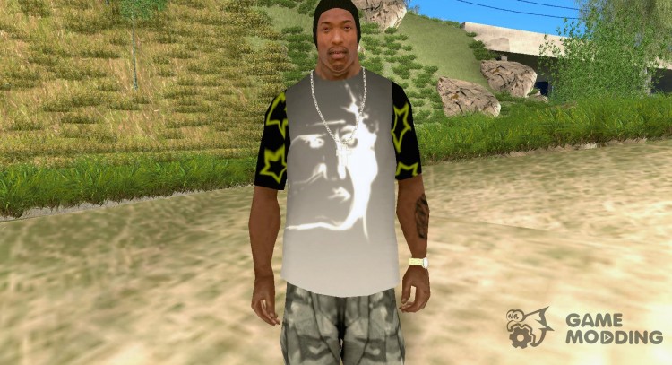 T-shirt with the face of for GTA San Andreas