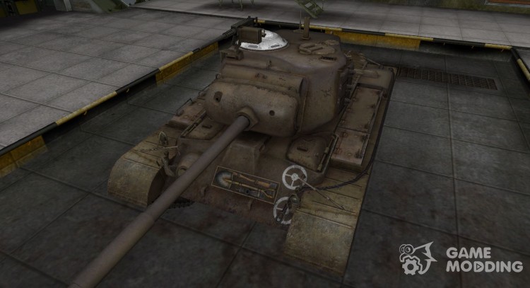 Breaking through the zone contour for M46 Patton for World Of Tanks