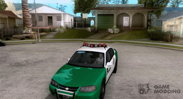 Policía de Chevrolet Impala 2003 helipuerto para GTA San Andreas