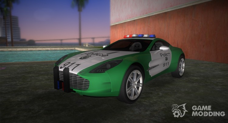 El Aston Martin One-77 Police para GTA Vice City