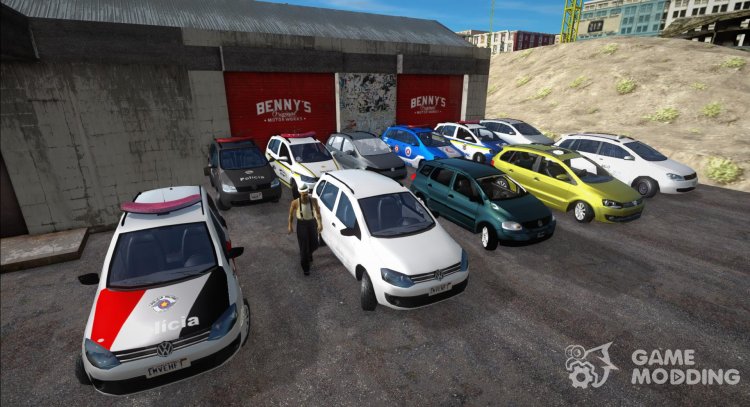 Pack of Volkswagen SpaceFox cars (Suran) for GTA San Andreas