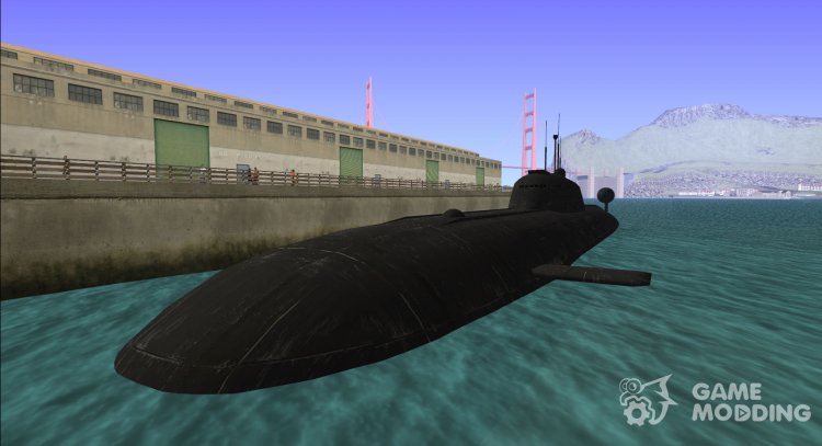 Akula-Class Submarine для GTA San Andreas