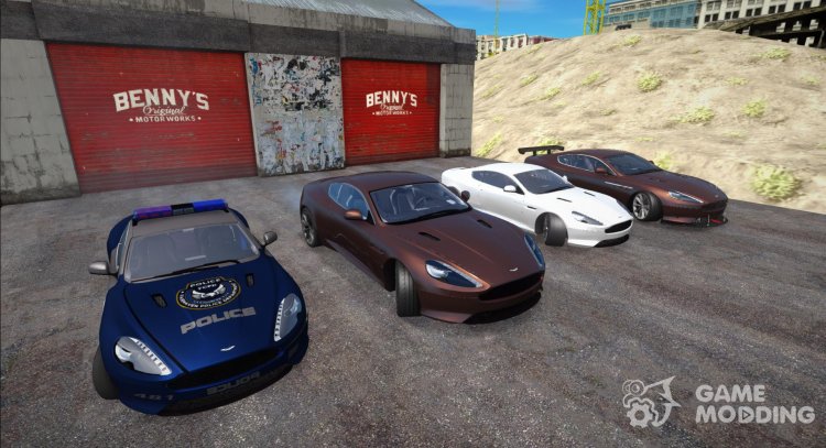 Пак машин Aston Martin Virage для GTA San Andreas