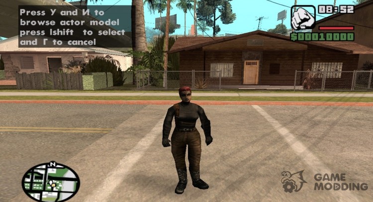 The girl from the Kingpin: Life of Crime for GTA San Andreas