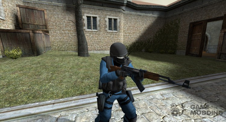 Blue Police CT for Counter-Strike Source