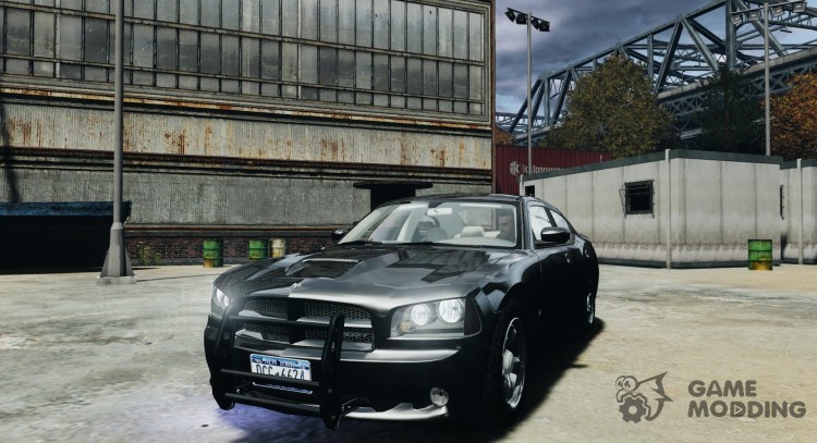 Dodge Charger SRT8 2007 FBI for GTA 4