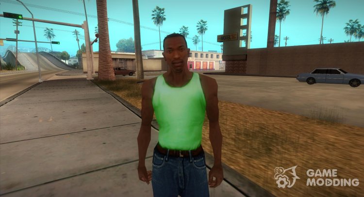 Green t shirt for GTA San Andreas