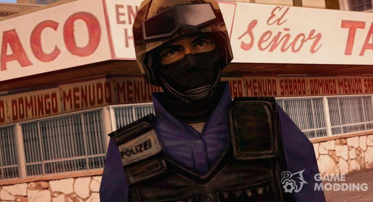 GSG9 from Counter Strike 1.6 для GTA San Andreas