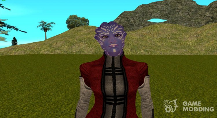 Azari in a dress from Mass Effect for GTA San Andreas