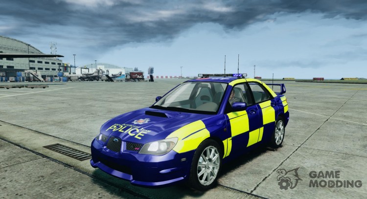Subaru Impreza WRX policía para GTA 4