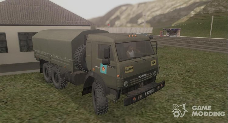 KamAZ - 5350 Armed Forces of Kazakhstan for GTA San Andreas