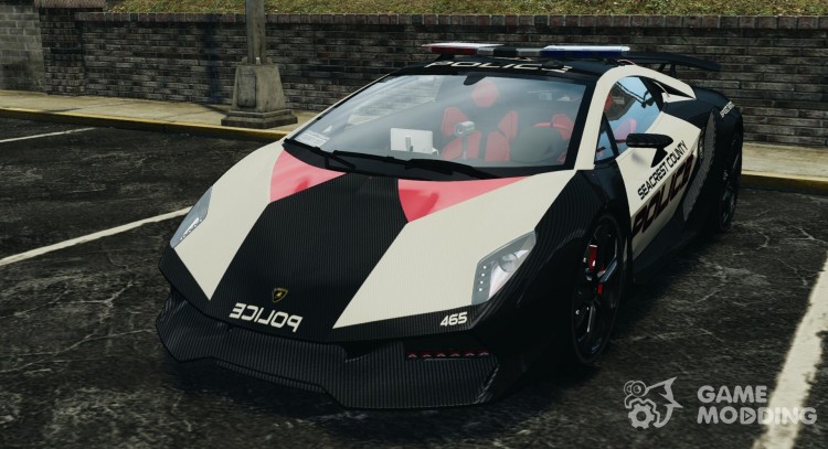 Lamborghini Sesto Elemento 2011 Police v 1.0 [ELS] for GTA 4