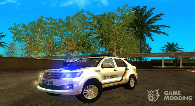 Toyota Fortuner Police Ukraine for GTA San Andreas