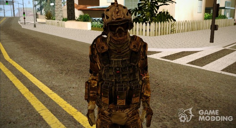 Los soldados del comando Fantasma 3 para GTA San Andreas