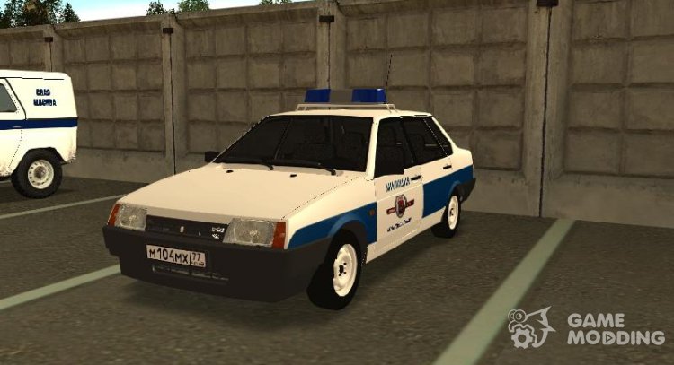 VAZ-21099 Municipal police for GTA San Andreas