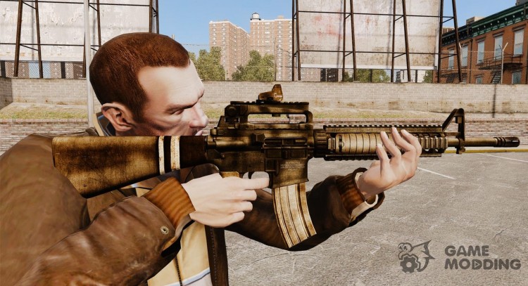 Автоматическая винтовка M16A4 для GTA 4