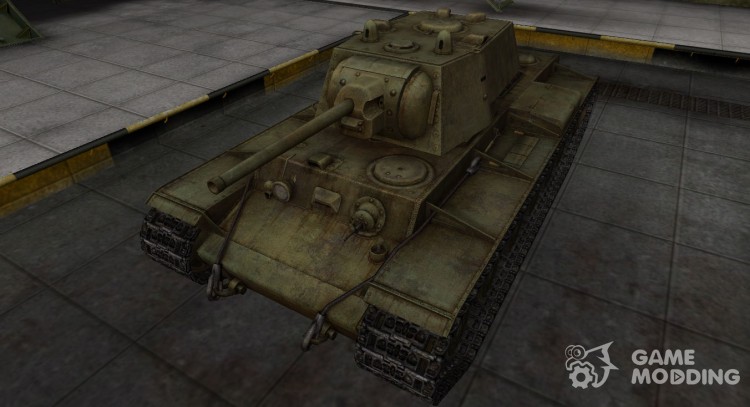 La piel para el KV-1 en расскраске 4БО para World Of Tanks