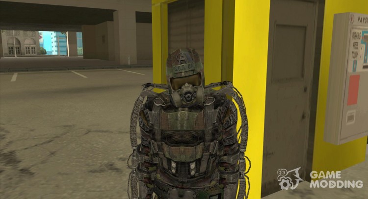 Stalker militar en jekzoskelete para GTA San Andreas