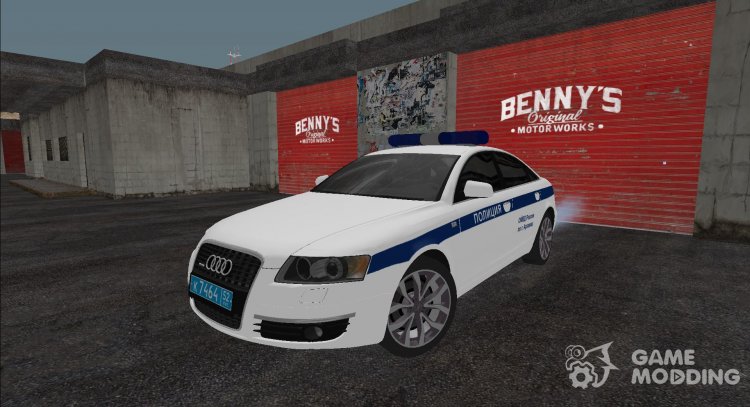 Audi A6 (C6) 3.0 Quattro Police PPS for GTA San Andreas