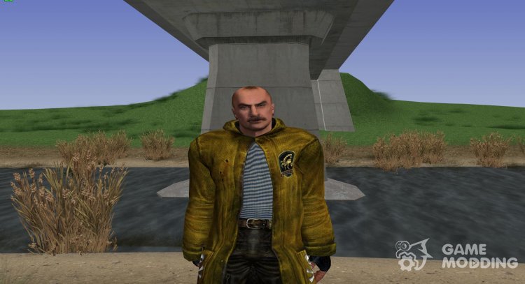 Член группировки Ренегаты с уникальной внешностью из S.T.A.L.K.E.R для GTA San Andreas