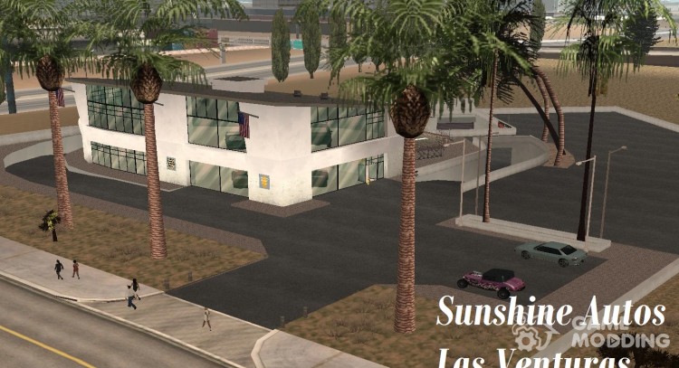 Sunshine Autos in Las Venturas для GTA San Andreas