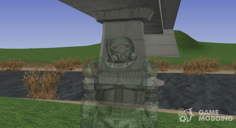 Un miembro de las fuerzas especiales De Conciencia, desde el S. T. A. L. K. E. R v.1 para GTA San Andreas