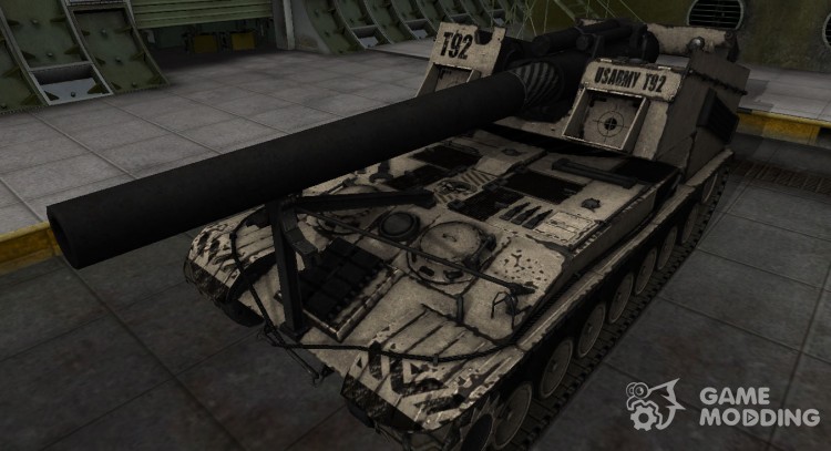 Excelente skin para T92 para World Of Tanks