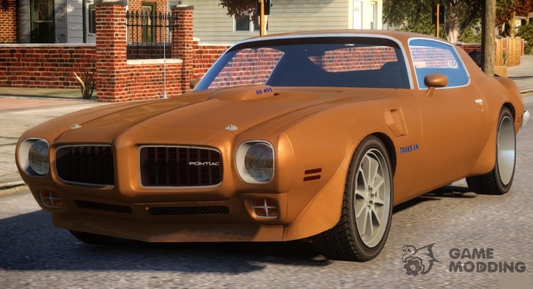 Pontiac Trans Am 1970 для GTA 4
