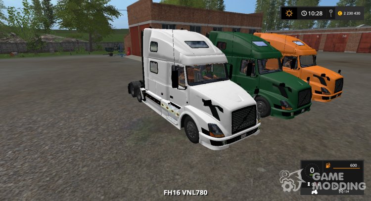 Volvo VNL 780 2002 version 1.0 for Farming Simulator 2017