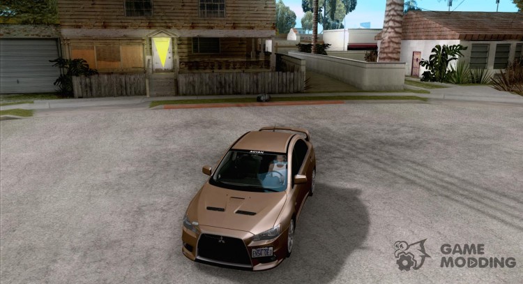 Evolución de Mitsubishi Lancer X 2008 para GTA San Andreas